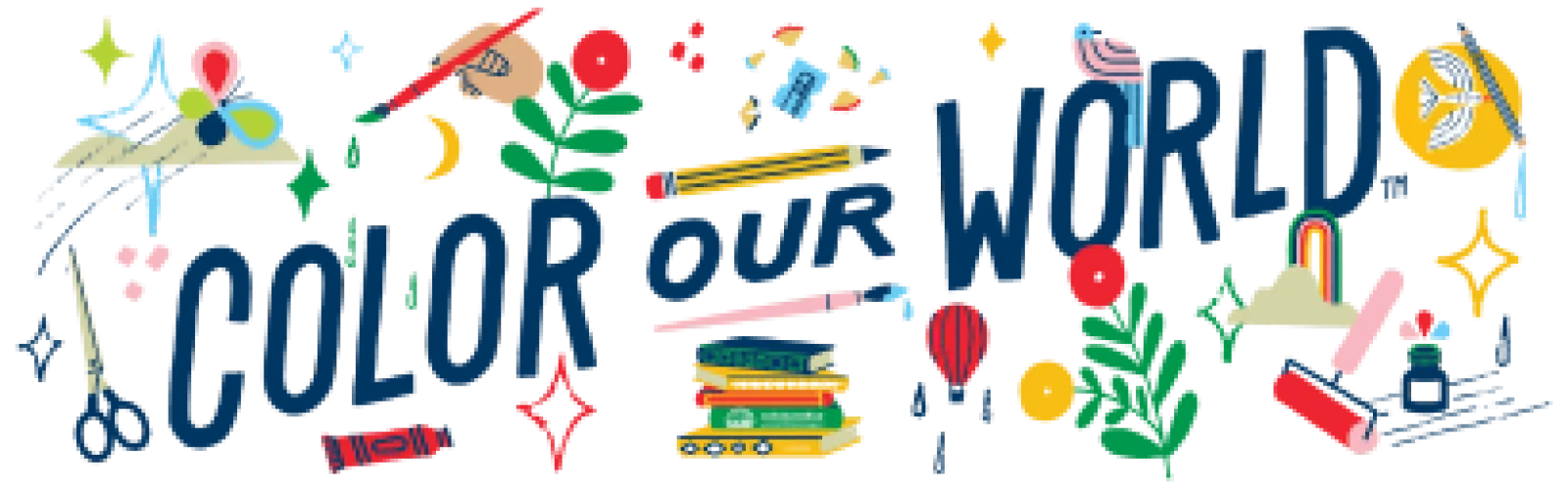 Color our world with nature and art tools